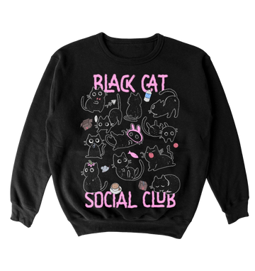 Poleron Black Cat Social Club